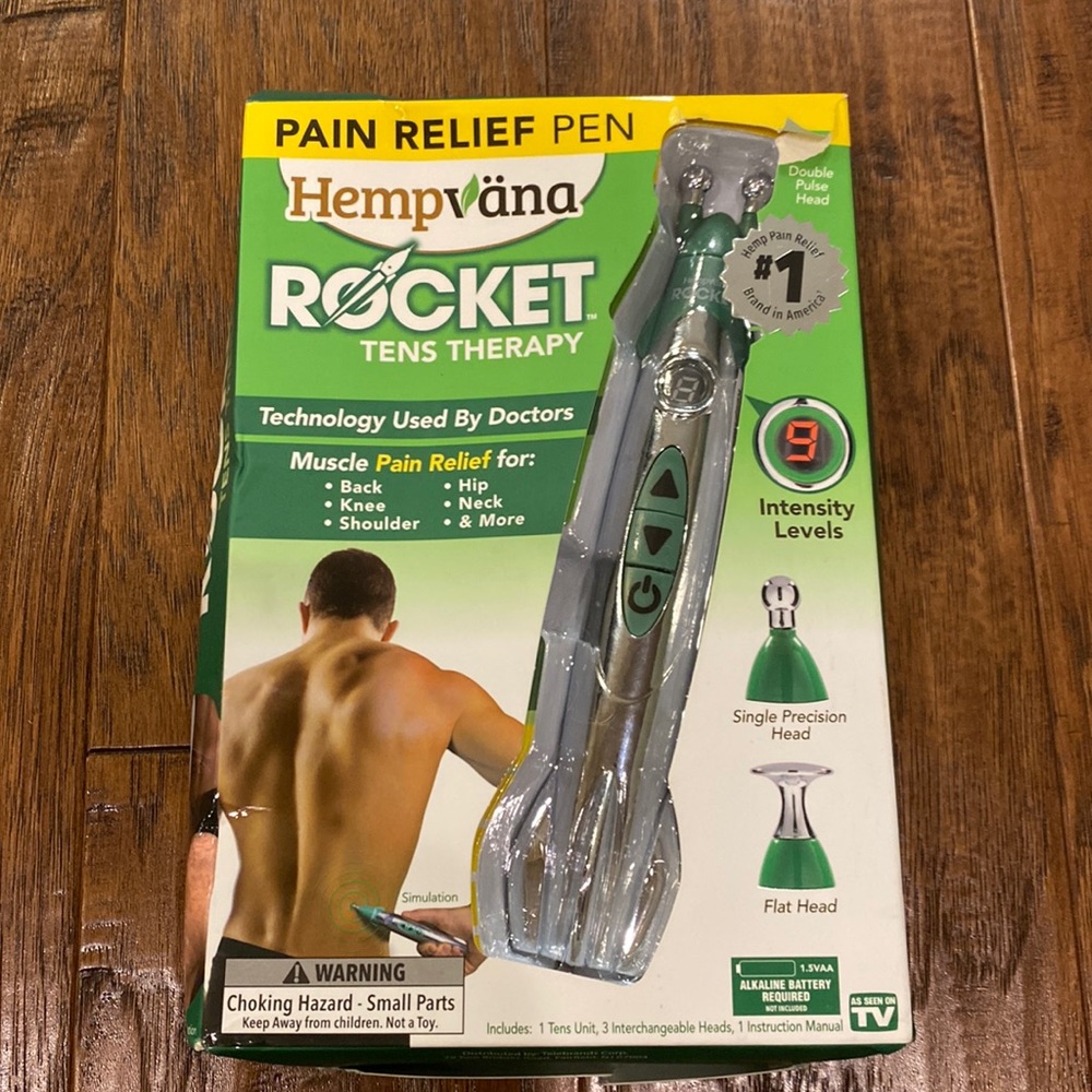 As Seen On TV Hempvana Rocket Tens Therapy